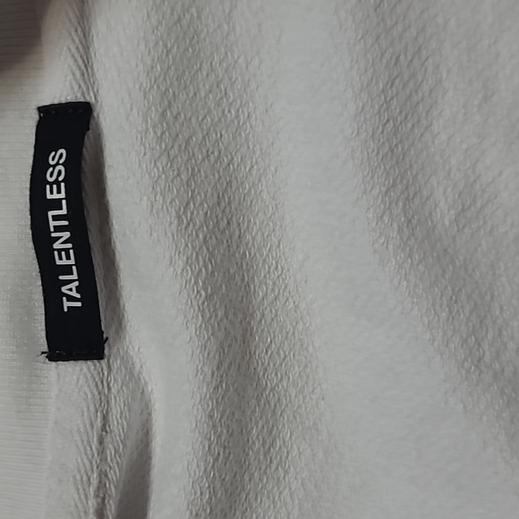 Talentless White Women's Sweatshirt Size Medium - Picture 6 of 7